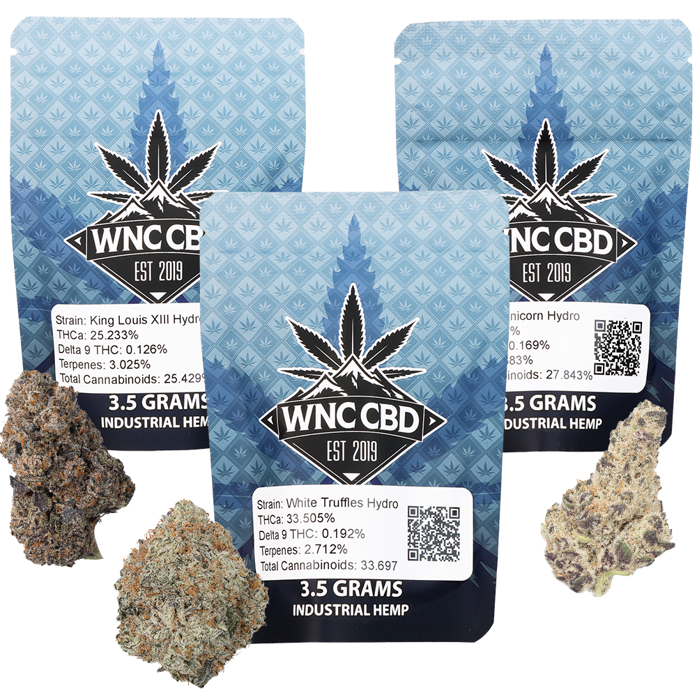 WNC CBD High THCA Indoor Hydro Flower | 3.5g