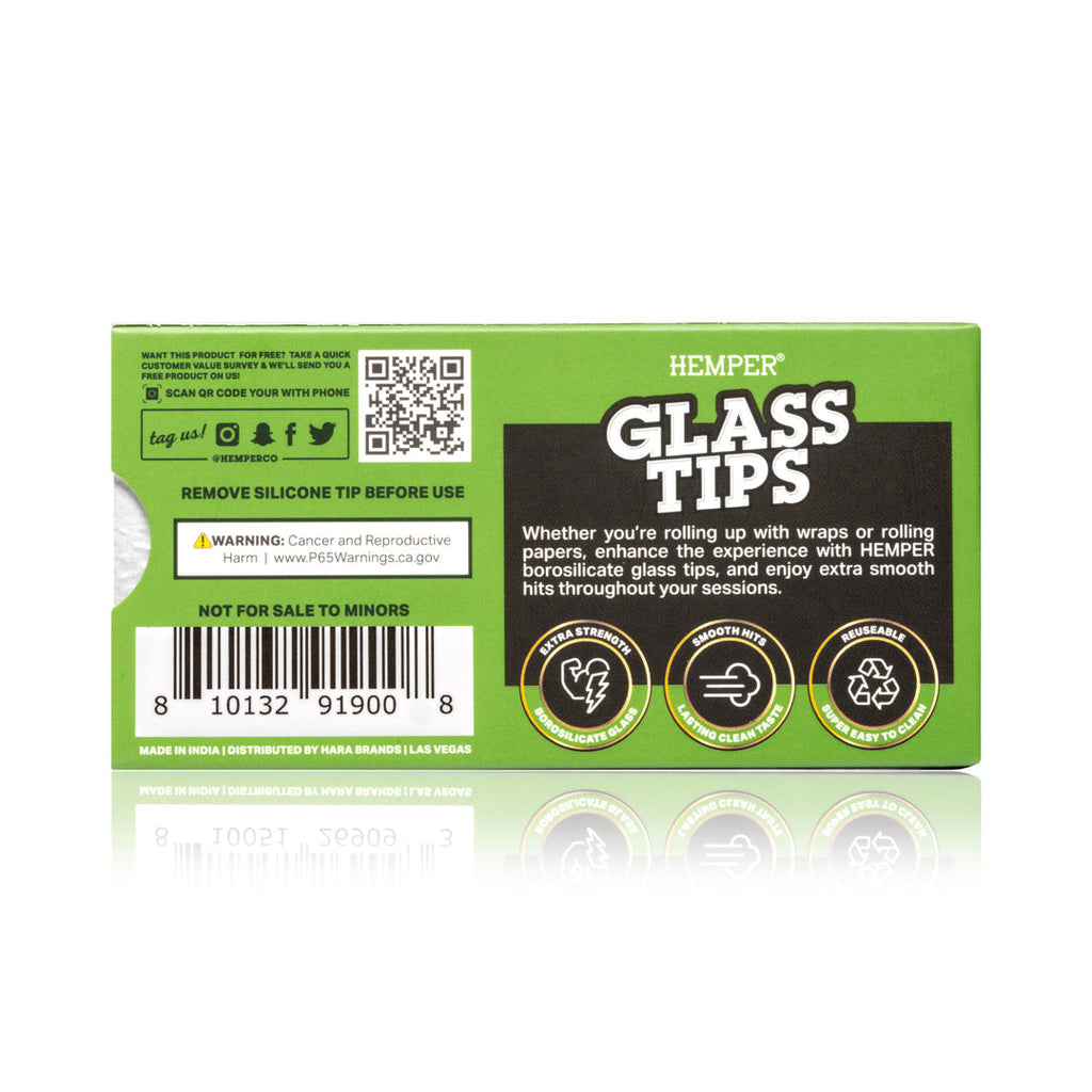 Glass Filter Tips 8mm | 5 Pack