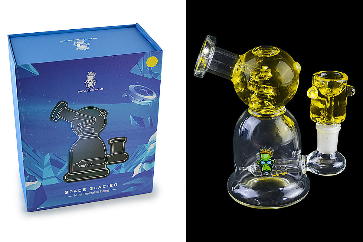 Space King Glass Space Glacier Freezable Bong