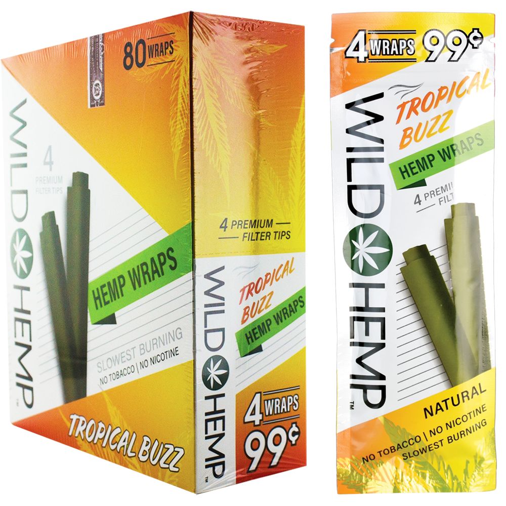 Wild Hemp Hemp Wraps | 4pc | 20pk Display