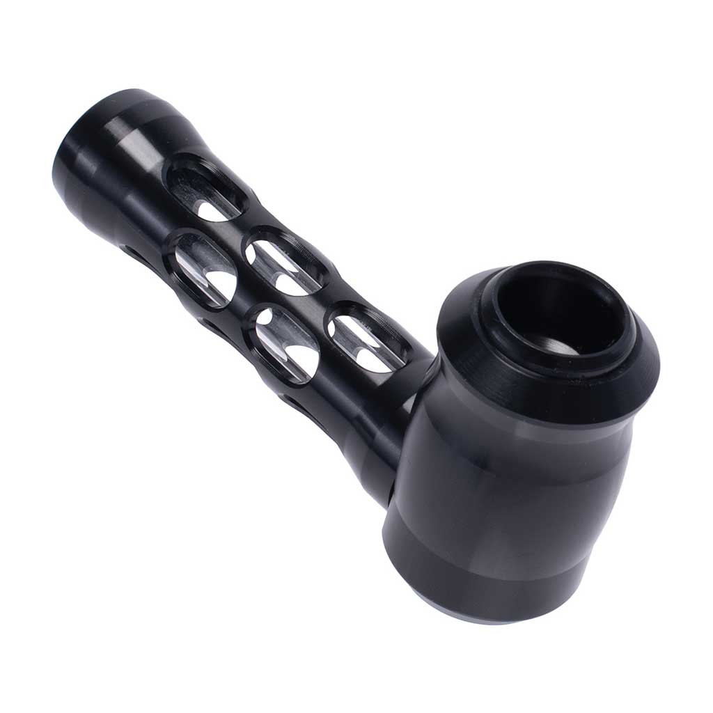 ALUMINUM GLASS PERFORATED HAND PIPE