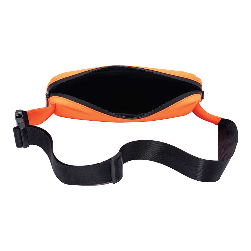 11.5IN X 5.5IN X 2IN SMELLPROOF SLING BAG - NEON ORANGE