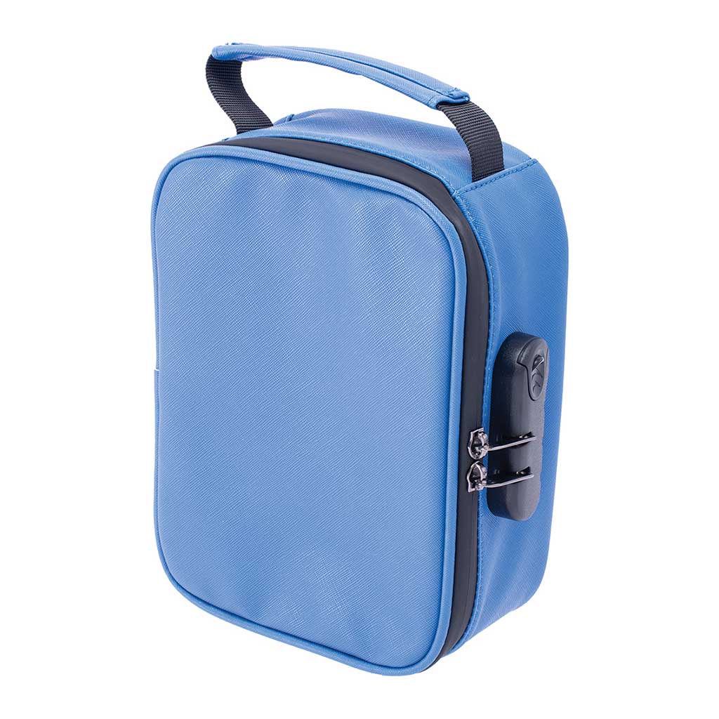 9IN X 6.5IN X 3.5 SMELLPROOF BAG - CLASSIC BLUE