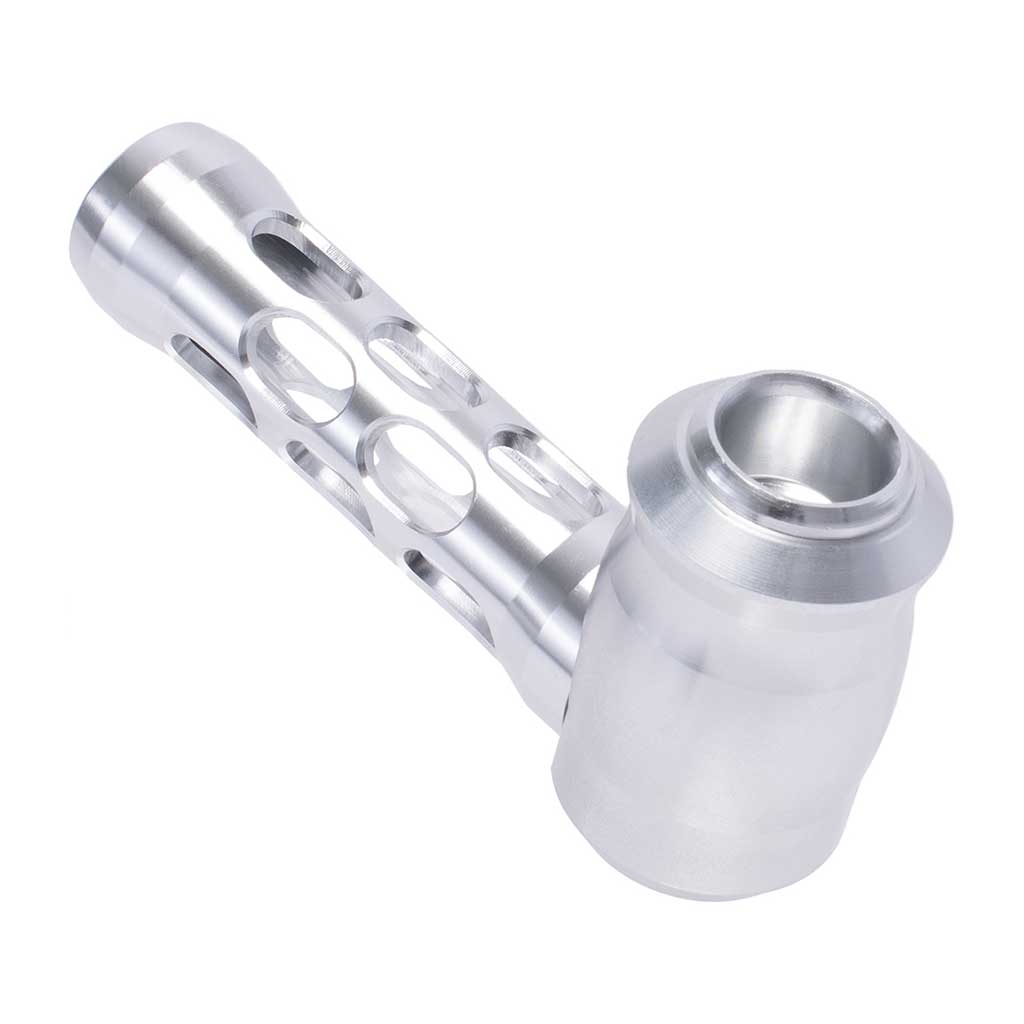 ALUMINUM GLASS PERFORATED HAND PIPE