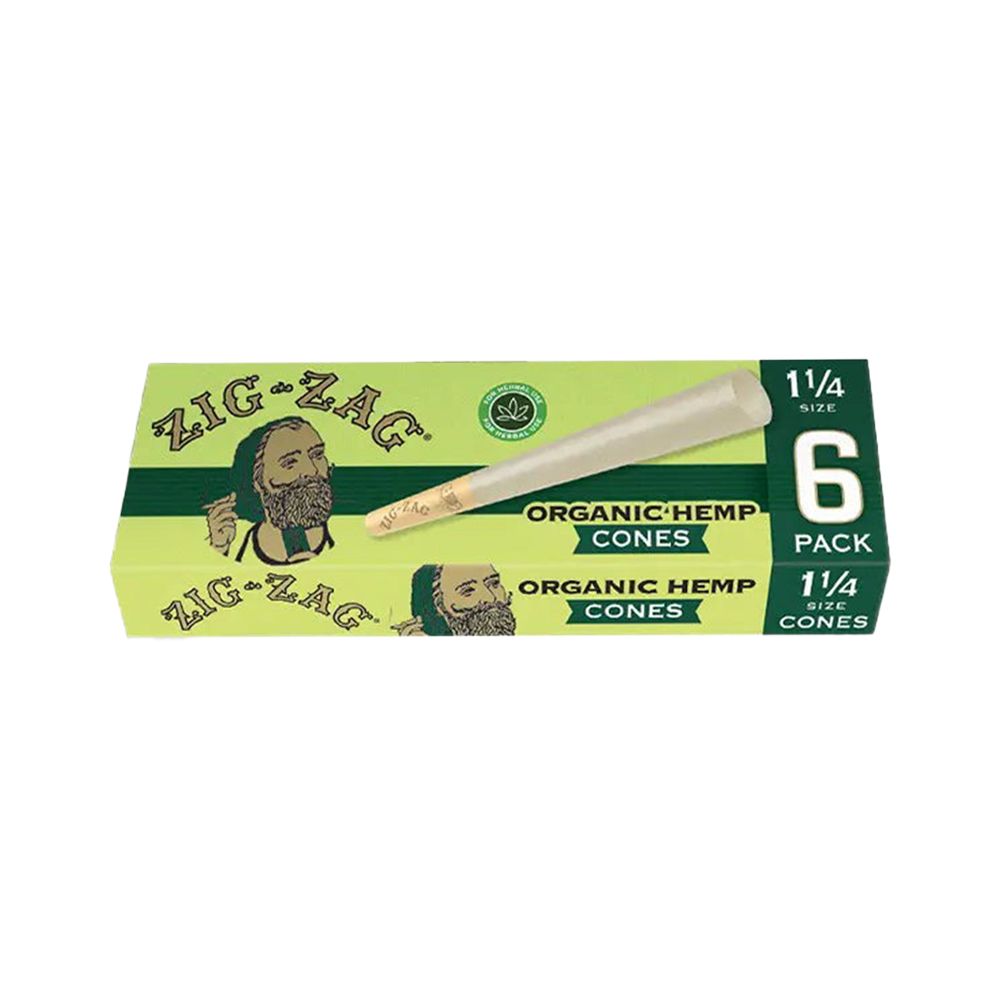 Zig Zag Organic Hemp Cones | 24pk Display