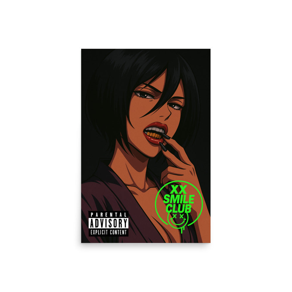 Mikasa Ackerman Grillz - Poster